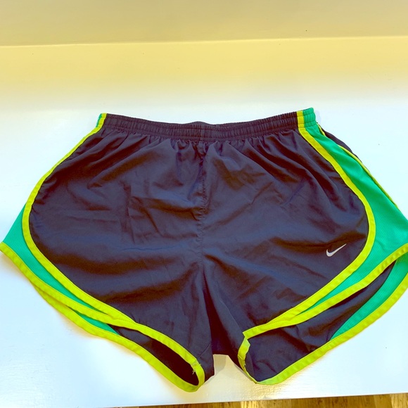 Nike Pants - Black & Green Nike running short